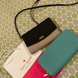 Kate Spade Clutch Shoulder bag with free wallet